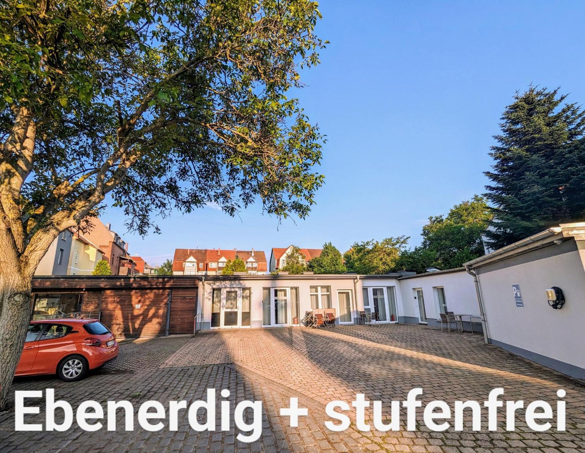 Fewo Urban Gotha-Apartment Friedenstein- Am Schlosspark- Parken An Der Der Tuer- Barrierefrei, 900 Meter Zum Bahnhof - Wallbox 外观 照片